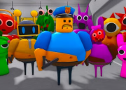 Play Sprunki And Barry: Escape From Prison now